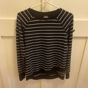 Black and white striped long sleeve
